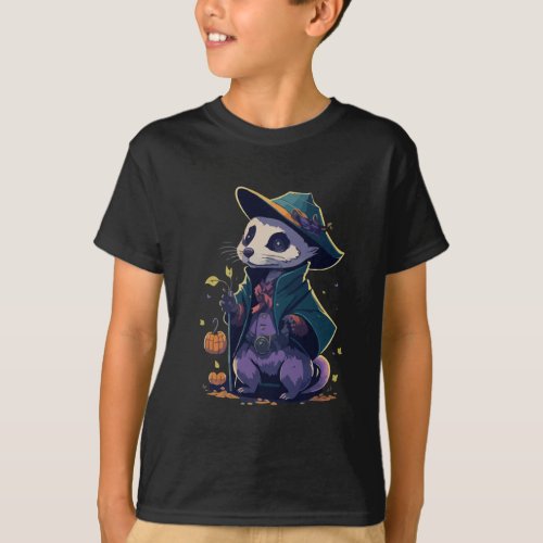 Ferret Witch Costume T_Shirt