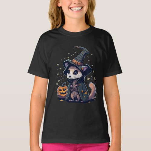 Ferret Witchcraft Robe T_Shirt