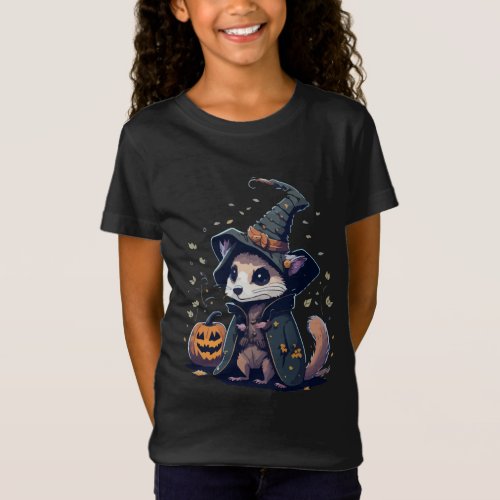 Ferret Witchcraft Robe T_Shirt