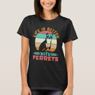 Ferret with ferrets T-Shirt