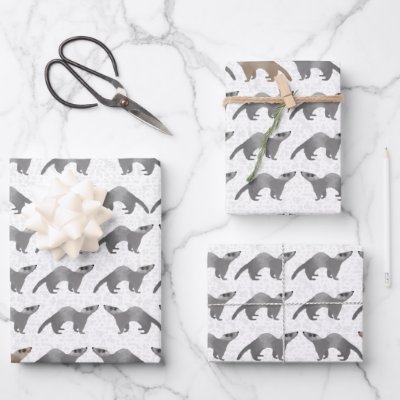 Ferret Wrapping Paper Sheets