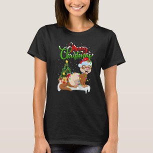 Ferret Xmas Decorations Santa Ferret Christmas T-Shirt