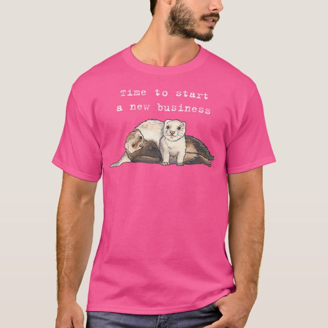 Ferrets - Animal Series T-Shirt (Front)