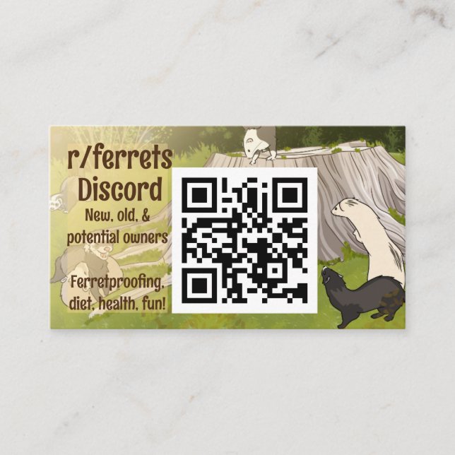 Ferrets Discord Card (Front)