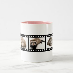 Ferrets Film Strip Two-Tone Coffee Mug