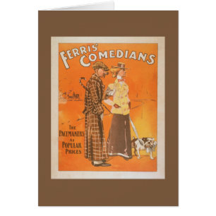 Ferris Comedians "Pacemakers at Popular Prices" Cards