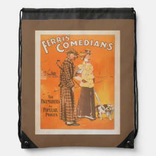 Ferris Comedians "Pacemakers at Popular Prices" Drawstring Bag