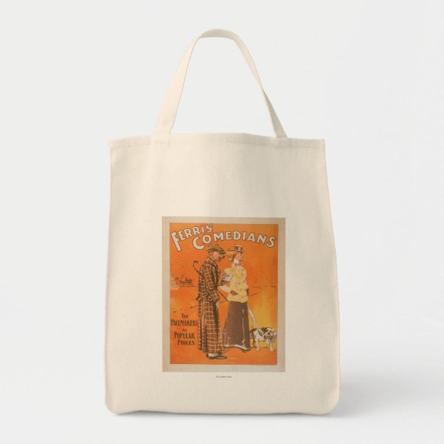 Ferris Comedians "Pacemakers at Popular Prices" Tote Bag (Front)