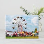 Ferris Wheel Against Blue Sky (Standing Front)