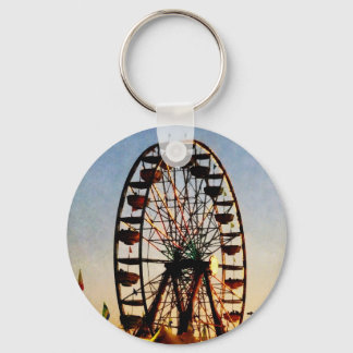 Ferris Wheel at Night Keychain