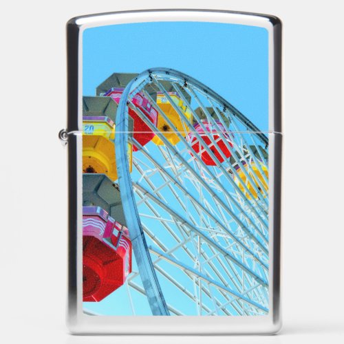 Ferris Wheel at Santa Monica Pier California Zippo Lighter