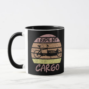 Ferris wheel at sunset, retro, cargobike tas mug