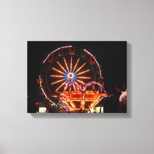 Ferris Wheel Carnival Ride Canvas Print
