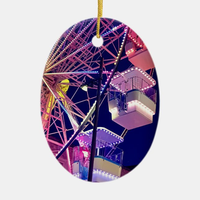 Ferris wheel ceramic ornament (Front)