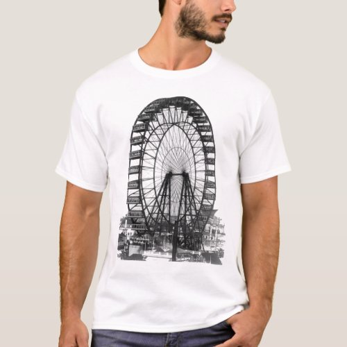 Ferris Wheel Chicago World Fair T_Shirt