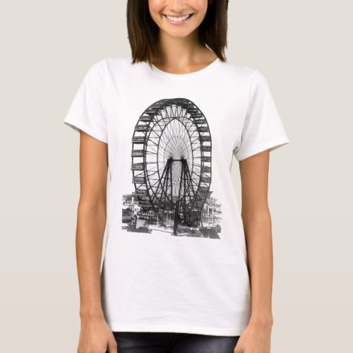 Ferris Wheel Chicago World Fair T_Shirt