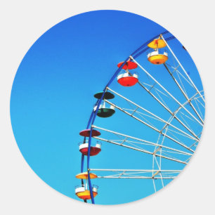 Ferris Wheel Classic Round Sticker