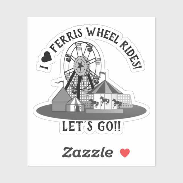 Ferris Wheel Day Sticker (Sheet)