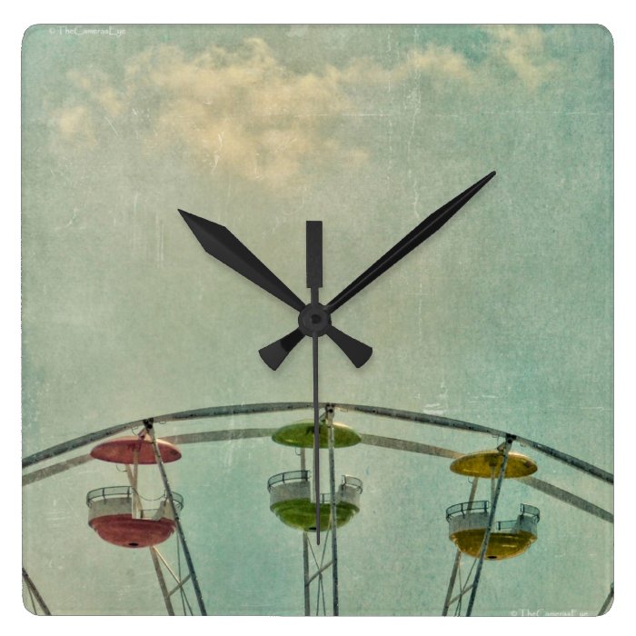 Ferris wheel designer wall clock
