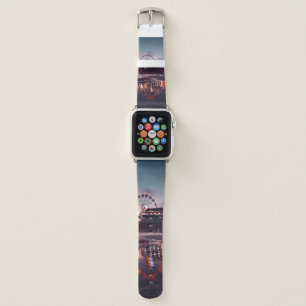 Ferris wheel during golden hour apple watch band