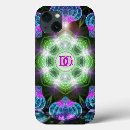 Ferris Wheel Fractal Art iPhone 13 Case