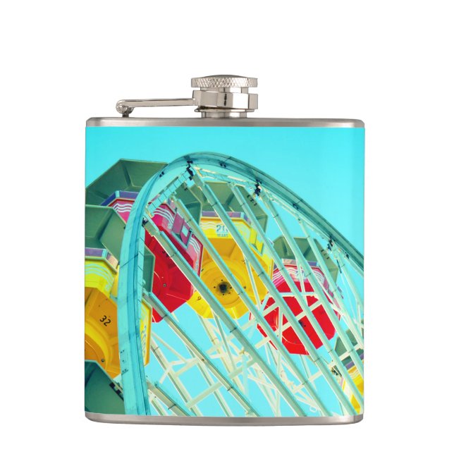 Ferris Wheel Hip Flask (Front)