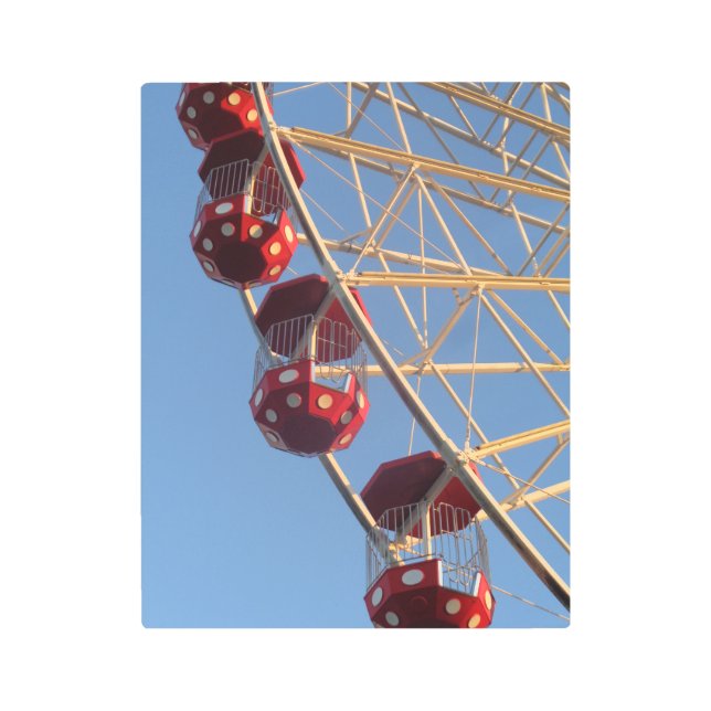 Ferris Wheel  Metal Print (Front)