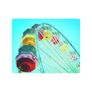 Ferris Wheel Metal Print