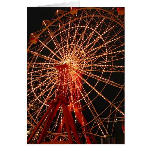 ferris wheel night cards (Front)