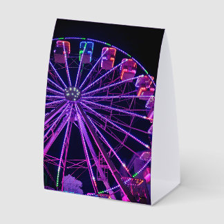 Ferris wheel  paper table tent 