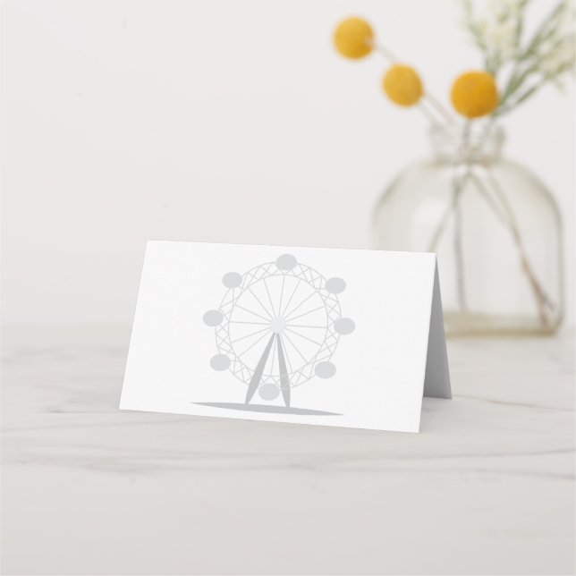 Ferris Wheel Place Card (Front)