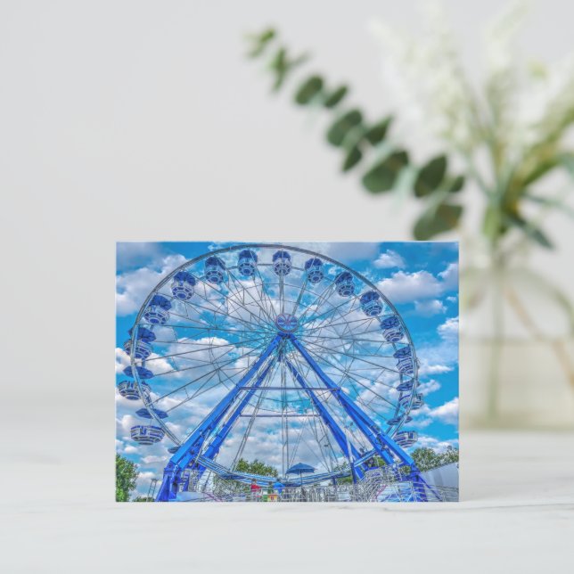 Ferris Wheel  Postcard (Standing Front)