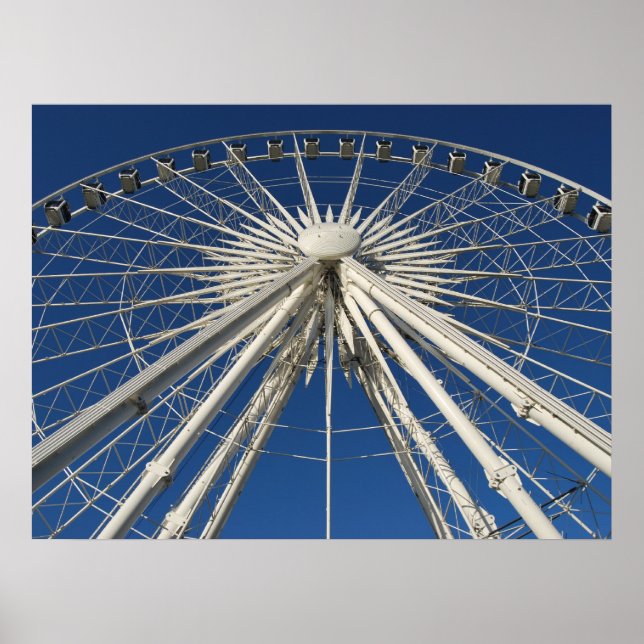 Ferris Wheel Symmetry Poster (Front)