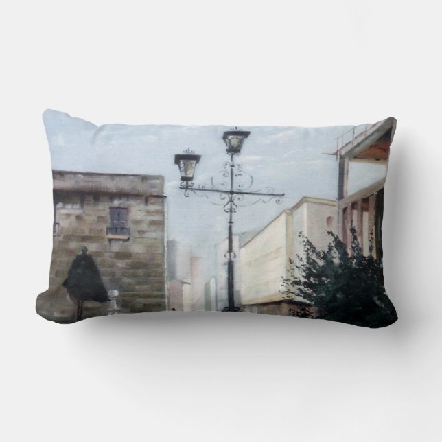 Ferrol Corner (A Coruña) Lumbar Pillow (Front)