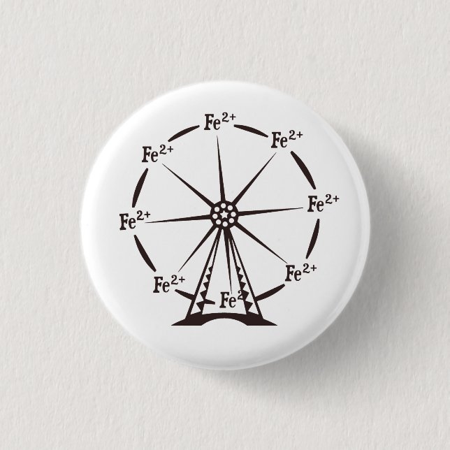 Ferrous Ferris Wheel Pinback Button (Front)