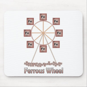 Ferrous Wheel Iron Chemistry Item Mouse Pad