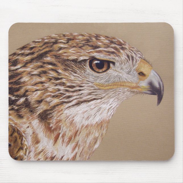 Ferruginous Hawk Mouse Pad (Front)