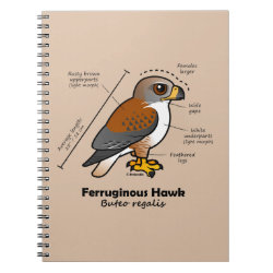 Ferruginous Hawk Statistics Photo Notebook (6.5