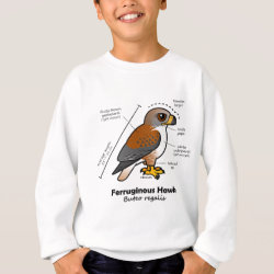 Ferruginous Hawk Statistics Kids' American Apparel Organic T-Shirt