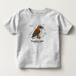 Ferruginous Hawk Statistics Toddler Fine Jersey T-Shirt