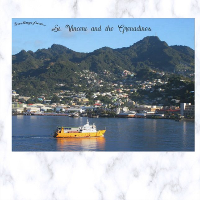 Ferry Admiral II Sailing Towards St. Vincent Postcard (Creator Uploaded)