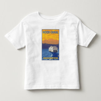 Ferry and Mountains - Hood Canal, Washington Toddler T-shirt