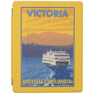 Ferry and Mountains - Victoria, BC Canada iPad Smart Cover