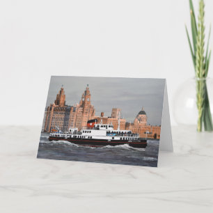 'Ferry, Cross the Mersey!' Card