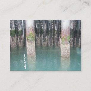Ferry Dock Pilings Business Card