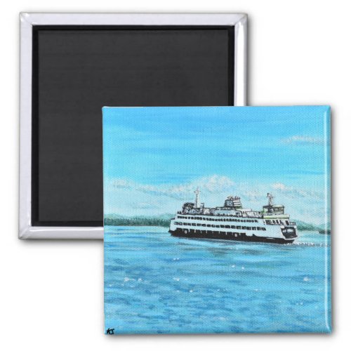 Ferry Painting Magnet