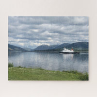 Ferry Sailing into Rothesay Bay, Isle of Bute on a Jigsaw Puzzle