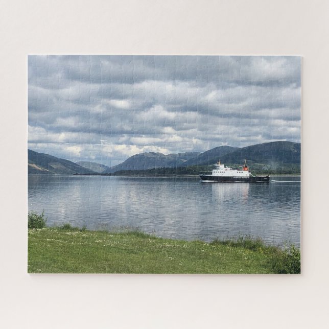 Ferry Sailing into Rothesay Bay, Isle of Bute on a Jigsaw Puzzle (Horizontal)