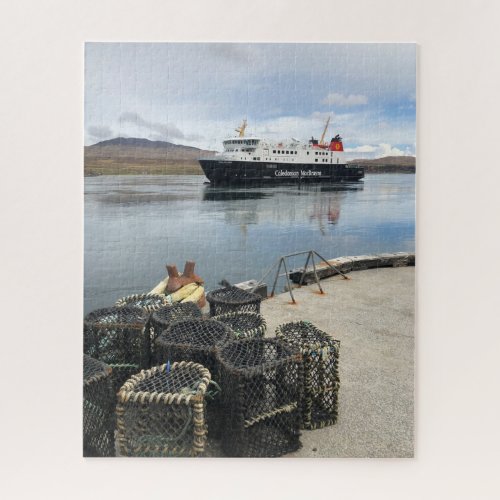 Ferry Sailing to Islay in Scotland Jigsaw Puzzle