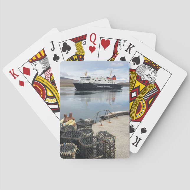 Ferry Sailing to Islay in Scotland Poker Cards (Back)